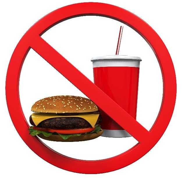 No fast food