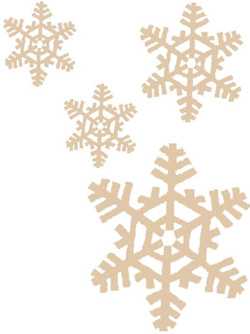 Illustration of snowflakes