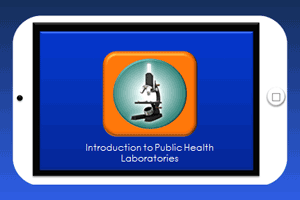 	Introduction to Public Health Laboratories e-learning graphic