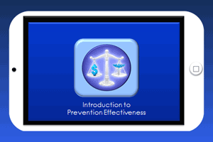 	Introduction to Prevention Effectiveness e-learning graphic