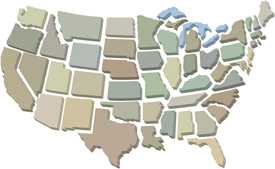 Map of United States