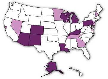 US map