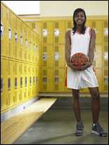 Foto: una estudiante atleta