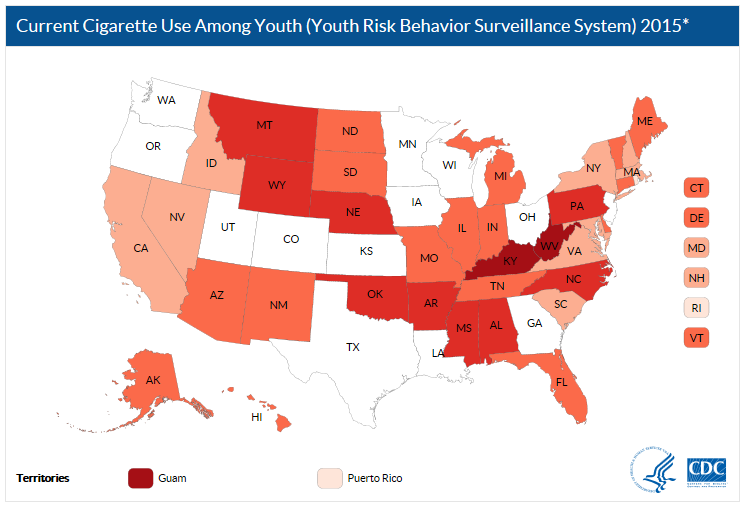 Current Cigarette Use Among Youth