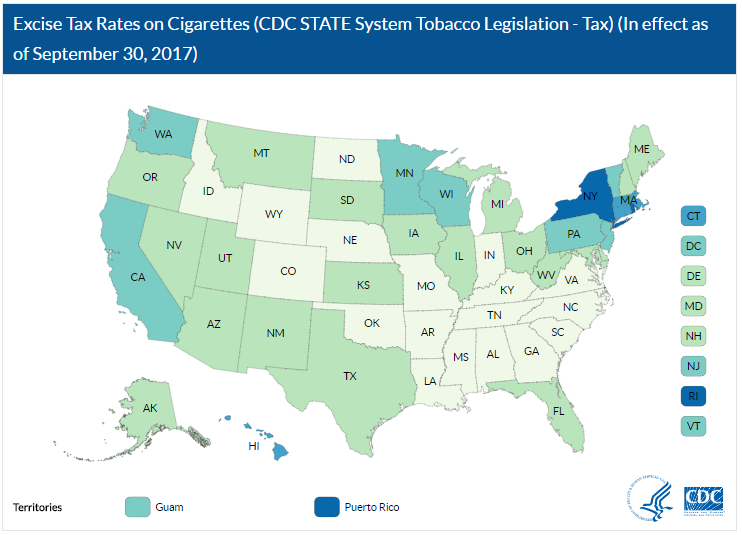 Interactive Map - Excise Tax