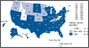 Figure 3. Chlamydia—Rates by State, United States and Outlying Areas, 2012