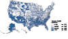 Figure 4. Chlamydia — Rates of Reported Cases by County, United States, 2014