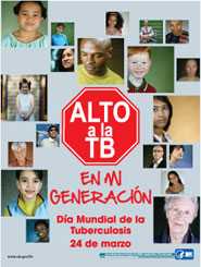 Día Mundial de la Tuberculosis, 24 de marzo: Alto a la TB en mi generación