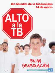 Día Mundial de la Tuberculosis, 24 de marzo: Alto a la TB en mi generación