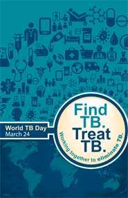 Image of World TB Day Poster - World TB Day, March 24, 2015: Find TB. Treat TB.