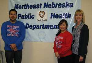 Julie Rother, Victor Zarate, and Georgina Castaneda