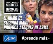 Un consejo de una exfumadora: El humo de segunda mano provoca ataques de asma. Aprende más.