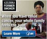 A Tip from a Former Smoker: When you have colon cancer, your whole family feels the pain.