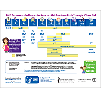 See CDC Immunization Schedule