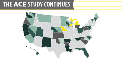 Ace Study Map of the United States