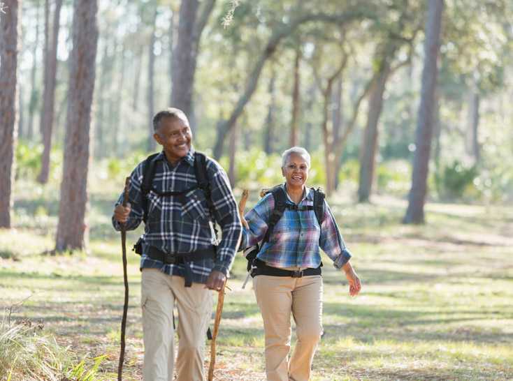 Adults walking