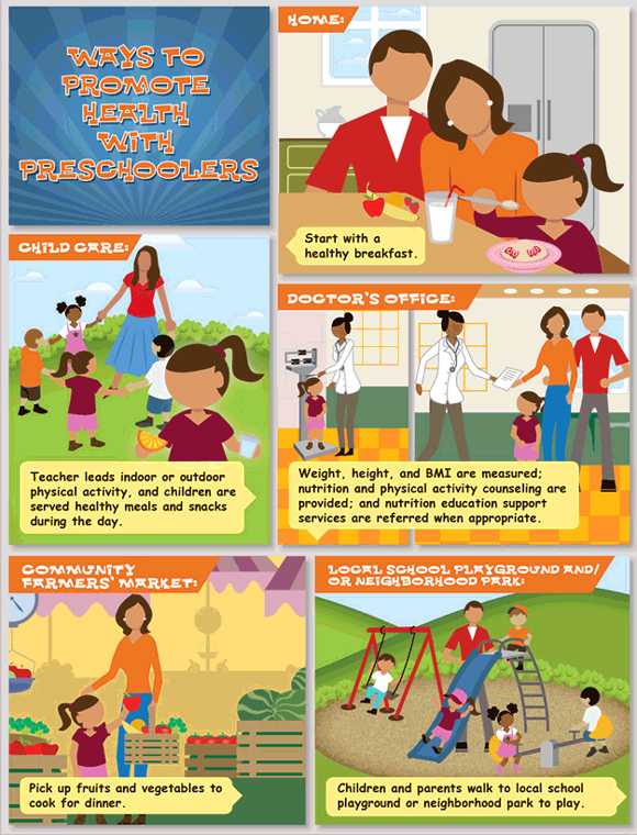 Ways to promote health with preschoolers