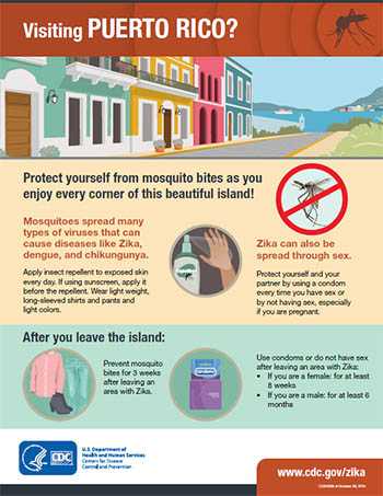 Explore Puerto Rico! Protect yourself from mosquito bites as you enjoy every corner of this beautiful island! infographic thumbnail