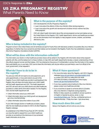 US Zika Pregnancy Registry: What Parents Need to Know